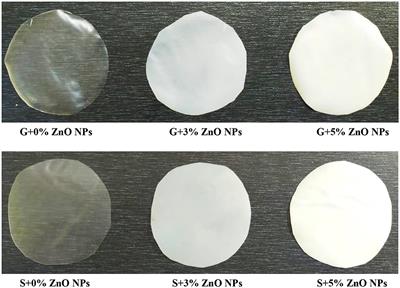 Corn Starch-Based Bionanocomposite Film Reinforced With ZnO Nanoparticles and Different Types of Plasticizers